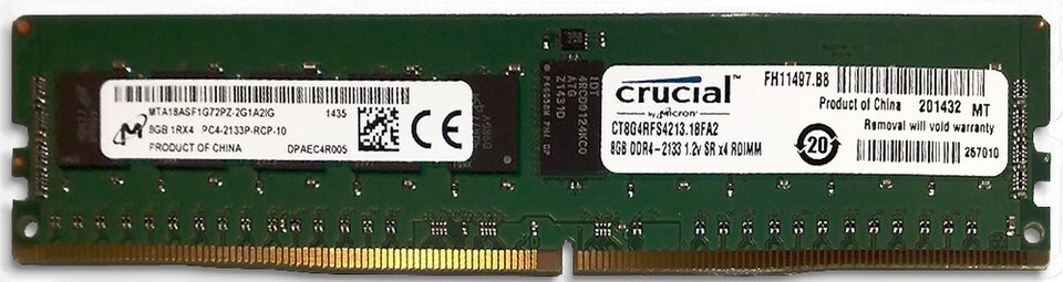 RAM Micron 32GB DDR4-2400 ECC RDIMM (2Rx4)