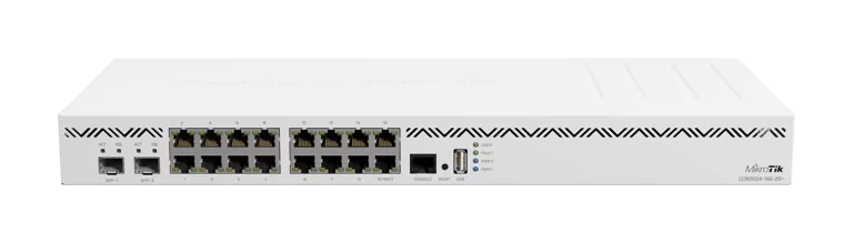 MikroTik CCR2004-16G-2S+ — Cloud Core Router 16x1G + 2x10G